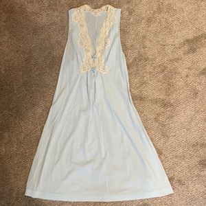 Vintage baby blue nightgown